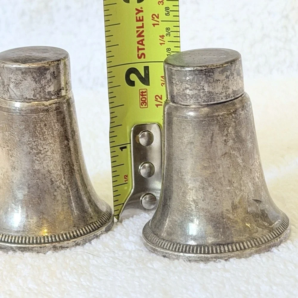 Vintage MCM Duchin Creation Sterling Silver Weighted Salt And Pepper Shakers